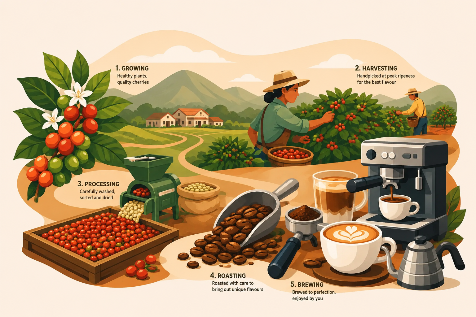 Harvesting Coffee