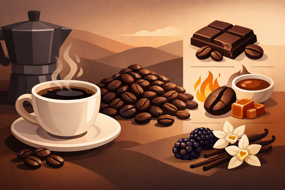 The Flavour Profile of Dark Roast Coffee