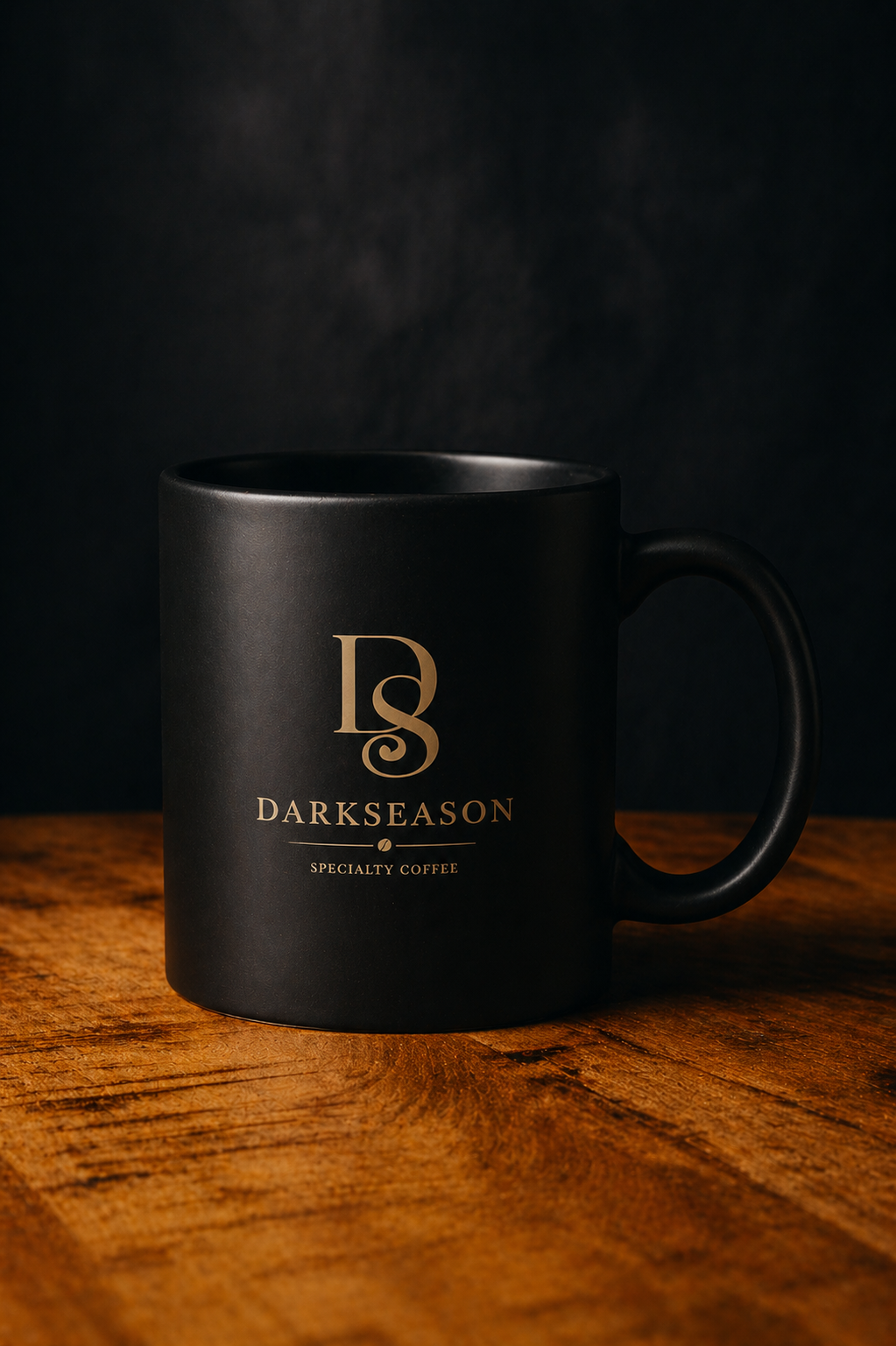 Darkseason Coffee Black Glossy Mug